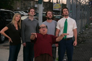 Illustration for article titled It's Always Sunny In Philadelphia: "America's Next Top Paddy's Billboard Model" & "Mac's Banging The Waitress"